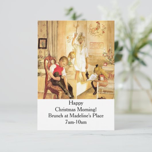 Kerstdag in de zusters kaart (Staand voorkant)