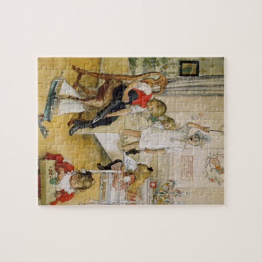 Kerstdag in de zusters legpuzzel (Horizontaal)