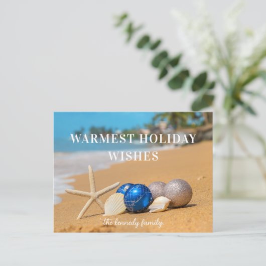 Kerstdag Kaart kerstavond kerstavond (Staand voorkant)