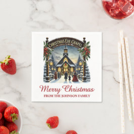 Kerstdag Kapel Vakantie Servet