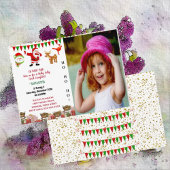 Kerstdag kerstdag kerstdag in Santa Helper Snowman Kaart