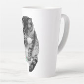 Kerstdag Mug met Bevroren Poot Latte Mok (Rechterhoek)