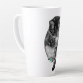 Kerstdag Mug met Bevroren Poot Latte Mok (Linkerhoek)