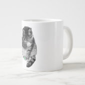 Kerstdag Mug met Vorstige Poot Grote Koffiekop (Voorkant rechts)
