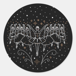 KERSTDAG NEGENDE DAG / Kerststickers Ronde Sticker