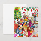 Kerstdag Notitiekaartje (Voorkant / Achterkant)