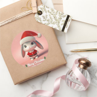 Kerstdag Ronde Sticker