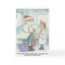 Kerstdag: Santa Check Up Kaart