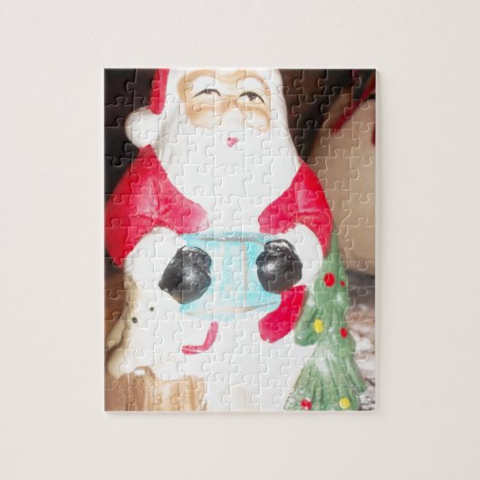 kerstdag Santa HoHoHo Legpuzzel (Verticaal)