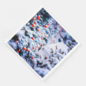 Kerstdag schattig servet (Hoek)