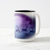 Kerstdag Tweekleurige Koffiemok (Voorkant rechts)