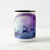 Kerstdag Tweekleurige Koffiemok (Center)