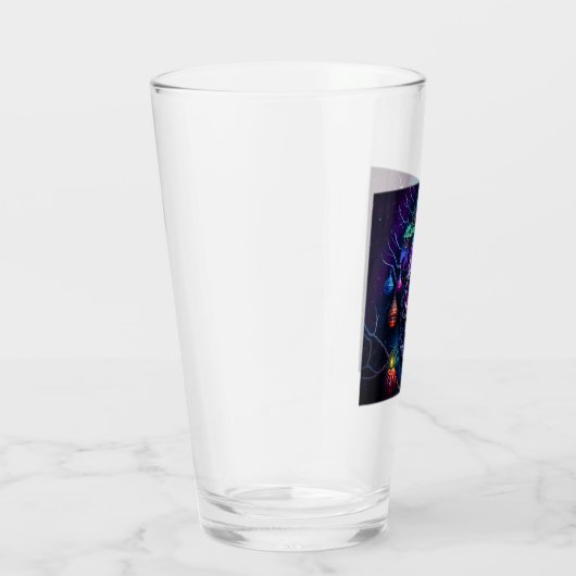 Kerstdag van de dode glazen tumbler (Rechts)