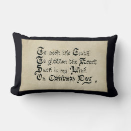 Kerstdag Victoriaans feestdag Kussen