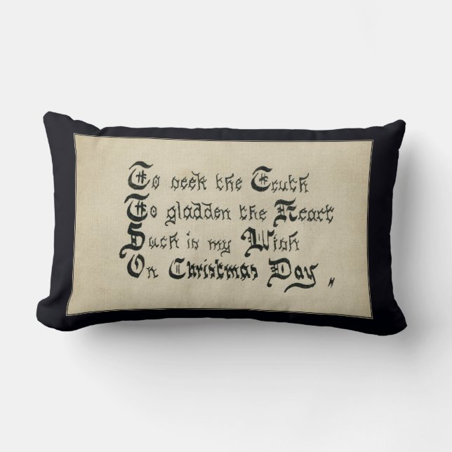 Kerstdag Victoriaans feestdag Kussen (Voorkant)