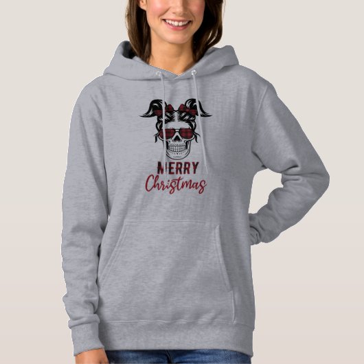 Kerstdag, volgende dag, bezorgingszweten, Ugly Hol Hoodie (Voorkant)