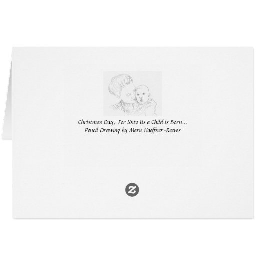 Kerstdag: "Voor ons is een kind geboren..." (Achterkant Horizontaal)