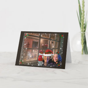 Kerstdag Wacht op Kerstman Wenskaart Kaart