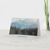 Kerstdag Zegeningen Kaart (Voorkant)