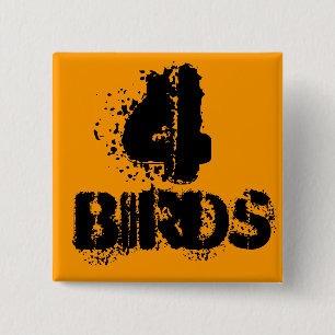 kerstdagen-4 vierkante button 5,1 cm