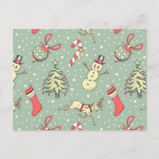 kerstdagen briefkaart (Voorkant)