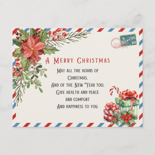  kerstdagen briefkaart (Voorkant)