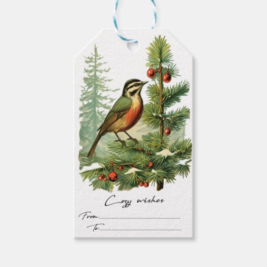  kerstdagen cadeaulabel (Voorkant)