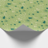  kerstdagen cadeaupapier (Hoek)