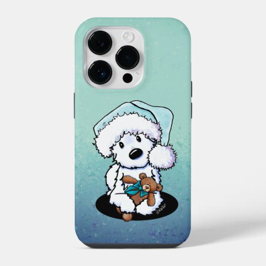 kerstdagen en Beer iPhone Hoesje (Achterkant)