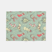  kerstdagen fleece deken (Voorkant (Horizontaal))