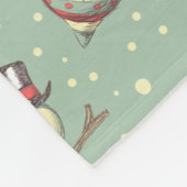  kerstdagen fleece deken (Hoek)