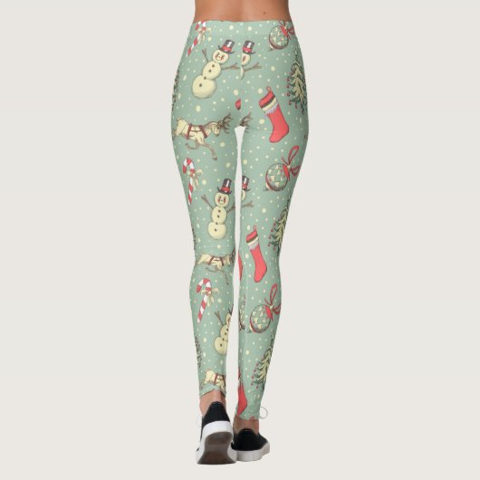  kerstdagen leggings (Achterkant)