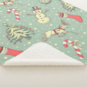 kerstdagen sherpa deken (3/4)