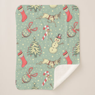 kerstdagen sherpa deken