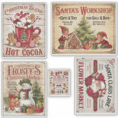 kerstdagen sticker (Voorkant)