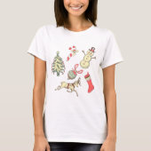 kerstdagen t-shirt (Voorkant)