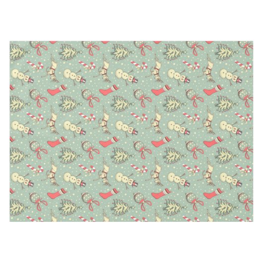  kerstdagen tafelkleed (Voorkant (Horizontaal))