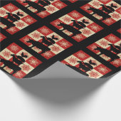  kerstdagen voor boerderijdieren cadeaupapier (Hoek)