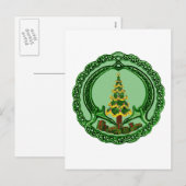 Kerstdagh Feestdagenkaart (Voorkant / Achterkant)