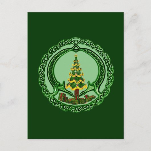 Kerstdagh Feestdagenkaart (Voorkant)