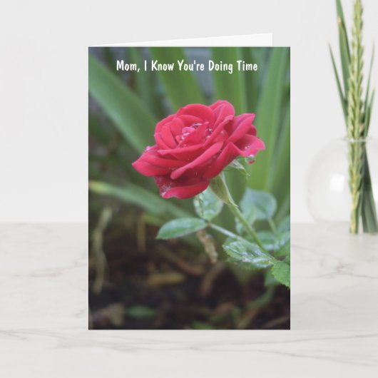 Kerstdagkaart voor christelijke gedetineerde moede feestdagen kaart (Voorkant)