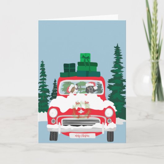 Kerstdagreis Kaart (Voorkant)