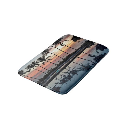 Kerstdagzonsondergang Badmat (Gekanteld)