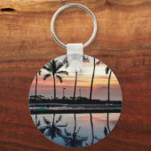 Kerstdagzonsondergang Sleutelhanger (Voorkant)