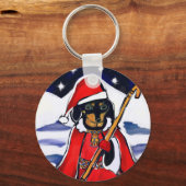 KERSTDAKSHOND SLEUTELHANGER (Voorkant)