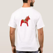 Kerstdala Horses T-Shirt (Achterkant)
