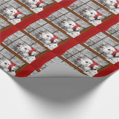 Kerstdalmatiaan Cadeaupapier (Hoek)