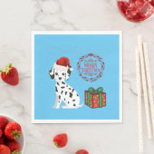 kerstDalmatiaan en cadeautjes papieren luiers! Servet (Insitu)