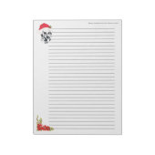 KerstDalmatiaan [met een klankkleur] Notitieblok (Linkerzijde)