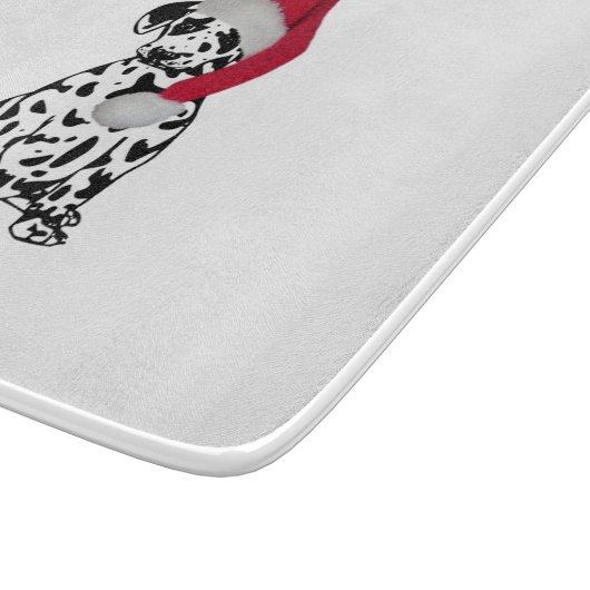 KerstDalmatiaans glas Snijplank (Hoek)